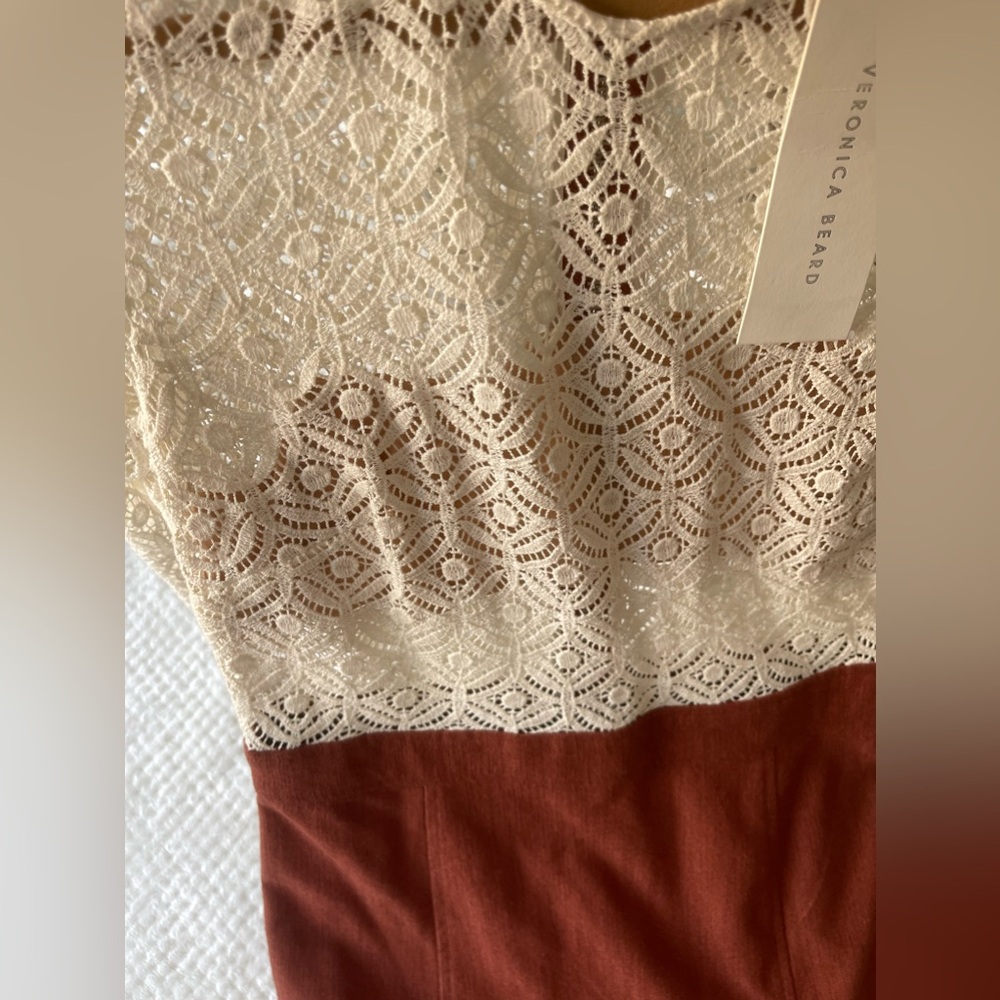 Veronica Beard Bex crew neck combo dress - Picture 10 of 11